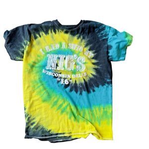 I Had a Swig at Nigs Wisconsin Dells T Shirt Medium Vintage Tie Dye Pub Tee